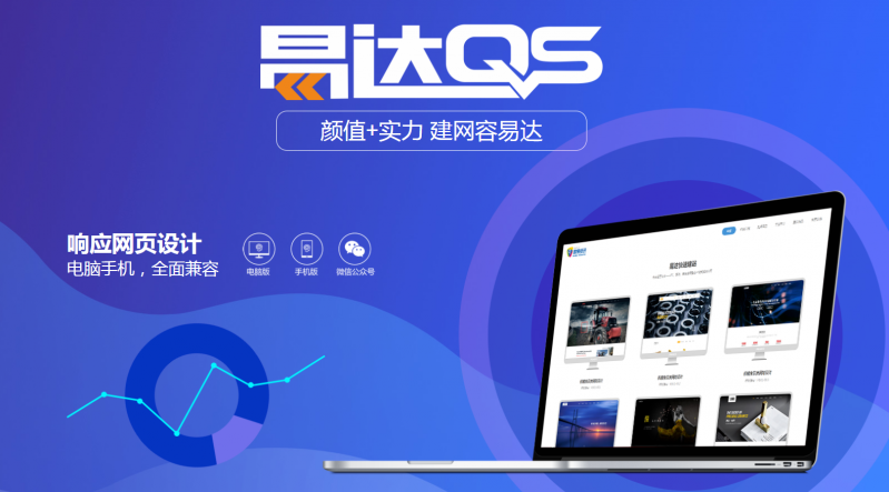 鵬博資訊易達(dá)QS快速建站，快到無朋友